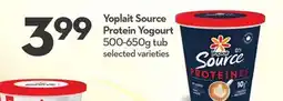 Longo's Yoplait Source Protein Yogourt offer