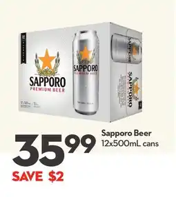 Longo's Sapporo Beer offer