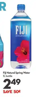 Longo's Fiji Natural Spring Water offer