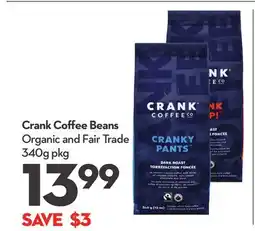 Longo's Crank Coffee Beans offer