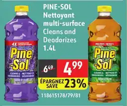 Sushi Shop PINE-SOL Cleans and Deodorizes offer
