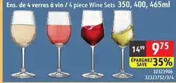 Sushi Shop 4 piece Wine Sets offer