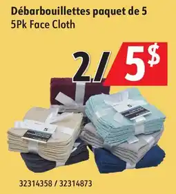 Sushi Shop 5Pk Face Cloth offer