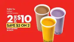 Longo's Bubble Tea offer
