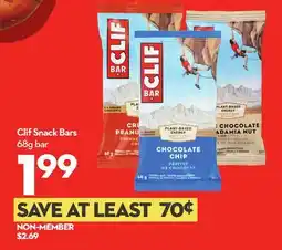 Longo's Clif Snack Bars offer