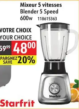 Sushi Shop Starfrit Blender 5 Speed offer