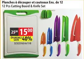 Sushi Shop 12 Pcs Cutting Board & Knife Set offer