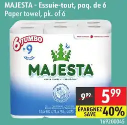 Sushi Shop MAJESTA Paper towel, pk. of 6 offer