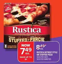 Metro RUSTICA DETROIT STYLE OR STUFFED PIZZA offer