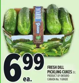 Metro FRESH DILL PICKLING CUKE offer