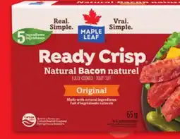 Metro MAPLE LEAF READY CRISP BACON, SMOKED CHICKEN SAUSAGES offer