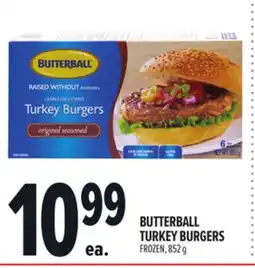 Metro BUTTERBALL TURKEY BURGERS offer