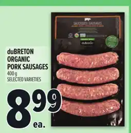 Metro DUBRETON ORGANIC PORK SAUSAGES offer