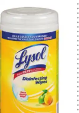 Metro LYSOL DISINFECTING WIPES offer