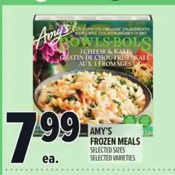 Metro AMY'S FROZEN MEALS offer