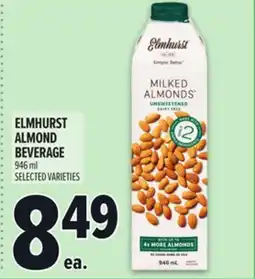 Metro ELMHURST ALMOND BEVERAGE offer