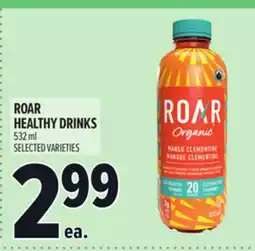 Metro ROAR HEALTHY DRINKS offer