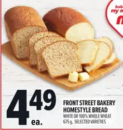 Metro FRONT STREET BAKERY HOMESTYLE BREAD offer
