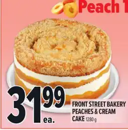 Metro FRONT STREET BAKERY PEACHES & CREAM CAKE offer