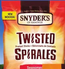 Metro SNYDER'S TWISTED PRETZEL STICKS offer