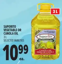 Metro SAPORITO VEGETABLE OR CANOLA OIL offer