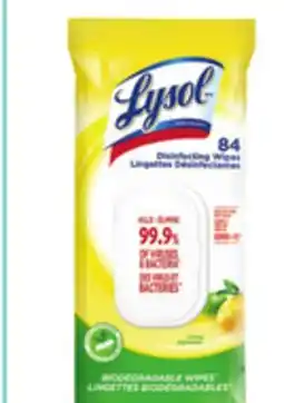 Metro LYSOL DISINFECTING WIPES offer