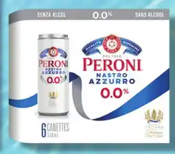 Metro PERONI OR ASAHI NON-ALCOHOLIC BEER offer