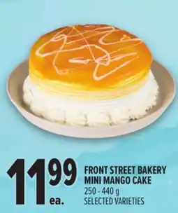 Metro FRONT STREET BAKERY MINI MANGO CAKE offer