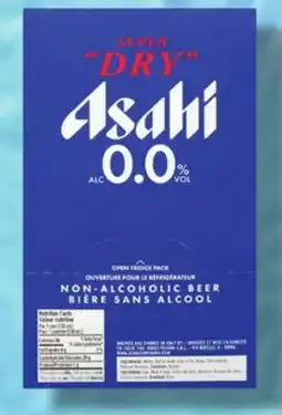 Metro PERONI OR ASAHI NON-ALCOHOLIC BEER offer