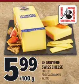 Metro LE GRUYÈRE SWISS CHEESE offer