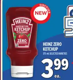 Metro HEINZ ZERO KETCHUP offer