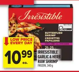 Metro IRRESISTIBLE GARLIC & HERB RAW SHRIMP offer