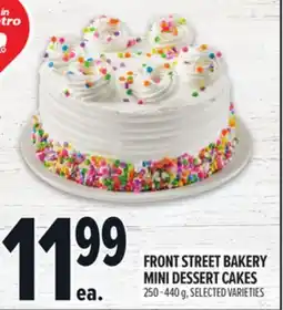 Metro FRONT STREET BAKERY MINI DESSERT CAKES offer