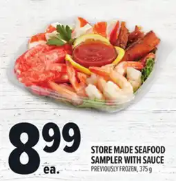 Metro STORE MADE SEAFOOD SAMPLER WITH SAUCE offer