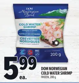 Metro DOM NORWEGIAN COLD WATER SHRIMP offer