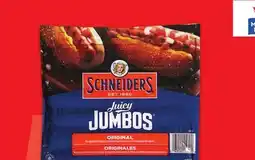 Metro MAPLE LEAF OR SCHNEIDERS BACON, SCHNEIDERS SMOKED SAUSAGE OR JUICY JUMBOS offer