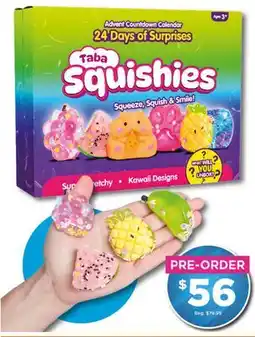 Showcase Taba Squishies Advent Calendar offer