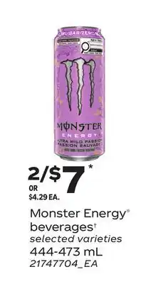 Loblaws MONSTER ENERGY BEVERAGES offer