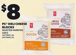 Loblaws PC DELI CHEESE BLOCKS offer