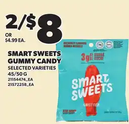 Loblaws SMART SWEETS GUMMY CANDY, 45/50 G offer