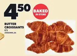 Loblaws BUTTER CROISSANTS, 6'S offer