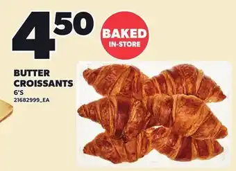 Loblaws BUTTER CROISSANTS, 6'S offer