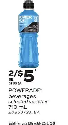 Loblaws POWERADE BEVERAGES offer