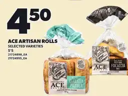 Loblaws ACE ARTISAN ROLLS, 5'S offer