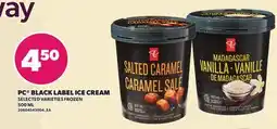 Loblaws PC BLACK LABEL ICE CREAM offer