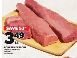 Loblaws PORK TENDERLOIN, PACK OF 2 offer