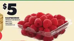 Loblaws RASPBERRIES offer