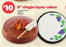 Loblaws 8 SINGLE LAYER CAKES offer