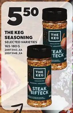 Loblaws THE KEG SEASONING offer