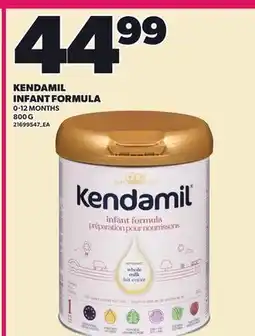 Loblaws KENDAMIL INFANT FORMULA offer